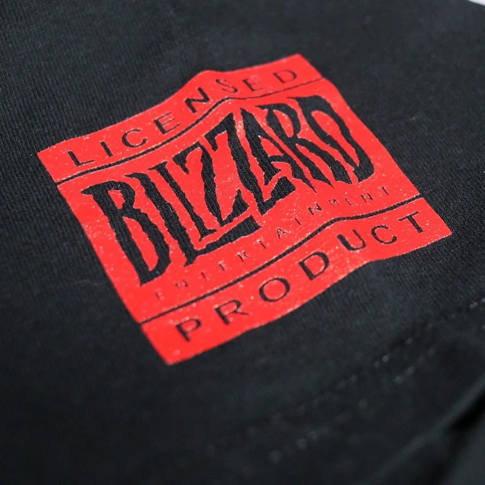 Gildan World of Warcraft TCG Shirt XL Black Drums of War‎ Video Game Promo Tee